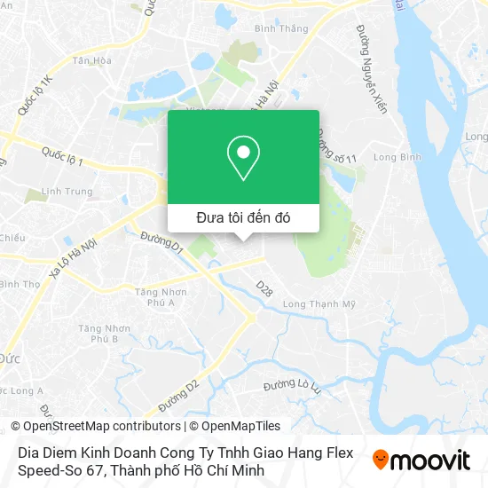 Bản đồ Dia Diem Kinh Doanh Cong Ty Tnhh Giao Hang Flex Speed-So 67