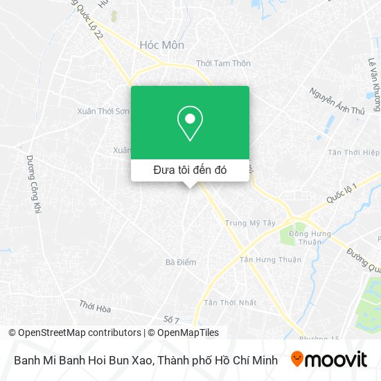 Bản đồ Banh Mi Banh Hoi Bun Xao