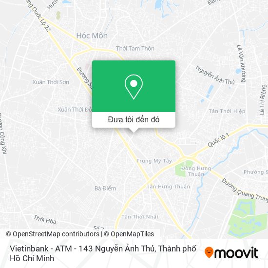 Bản đồ Vietinbank - ATM - 143 Nguyễn Ảnh Thủ