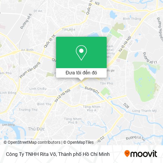 Bản đồ Công Ty TNHH Rita Võ