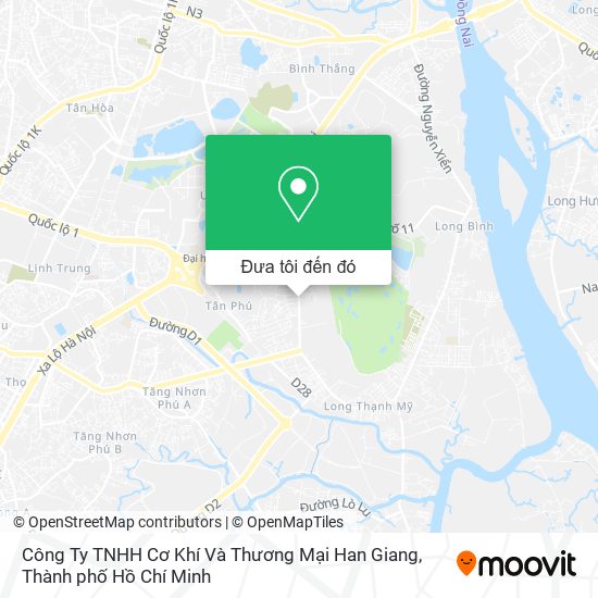 Bản đồ Công Ty TNHH Cơ Khí Và Thương Mại Han Giang