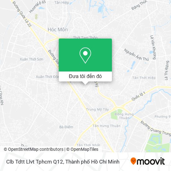 Bản đồ Clb Tdtt Llvt Tphcm Q12