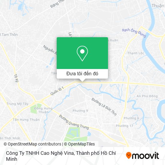 Bản đồ Công Ty TNHH Cao Nghệ Vina