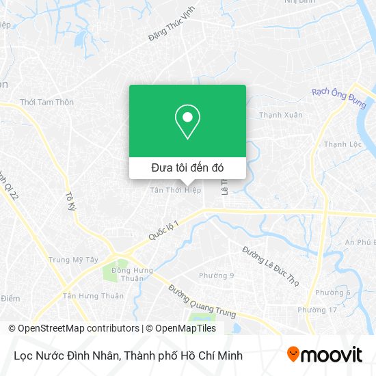 Bản đồ Lọc Nước Đình Nhân
