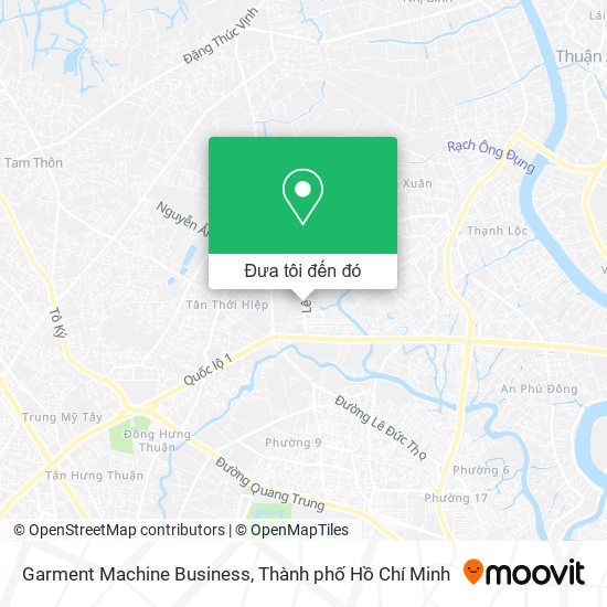 Bản đồ Garment Machine Business