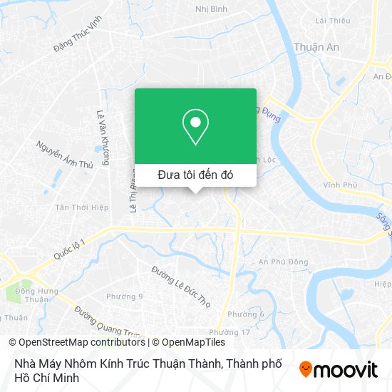 Bản đồ Nhà Máy Nhôm Kính Trúc Thuận Thành