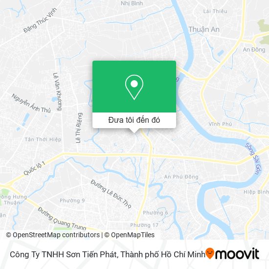 Bản đồ Công Ty TNHH Sơn Tiến Phát