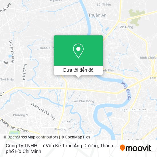 Bản đồ Công Ty TNHH Tư Vấn Kế Toán Áng Dương