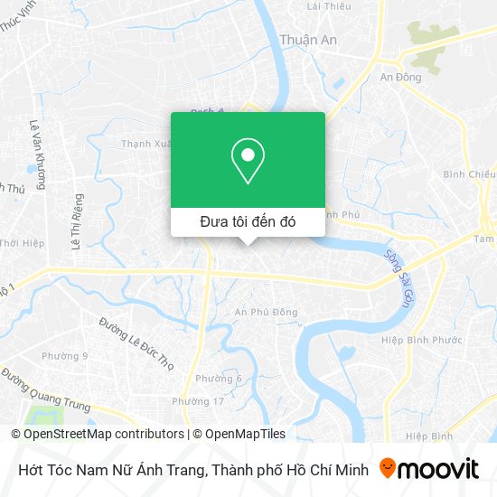 Bản đồ Hớt Tóc Nam Nữ Ánh Trang