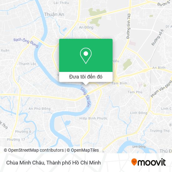 Bản đồ Chùa Minh Châu