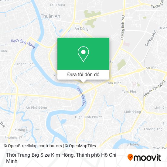Bản đồ Thời Trang Big Size Kim Hồng
