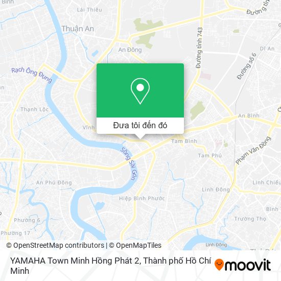 Bản đồ YAMAHA Town Minh Hồng Phát 2