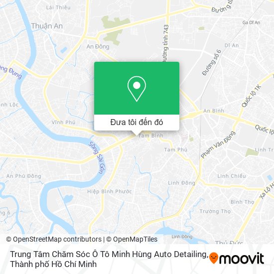 Bản đồ Trung Tâm Chăm Sóc Ô Tô Minh Hùng Auto Detailing