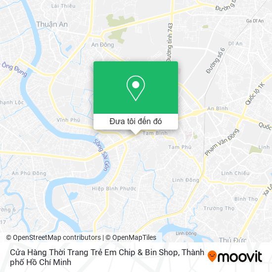 Bản đồ Cửa Hàng Thời Trang Trẻ Em Chip & Bin Shop