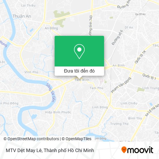 Bản đồ MTV Dệt May Lê