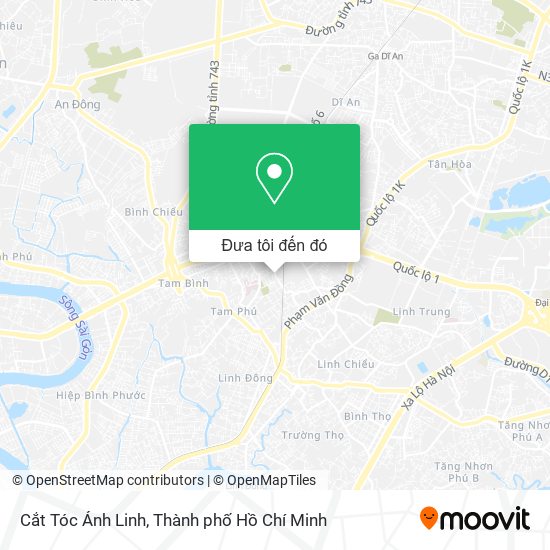 Bản đồ Cắt Tóc Ánh Linh