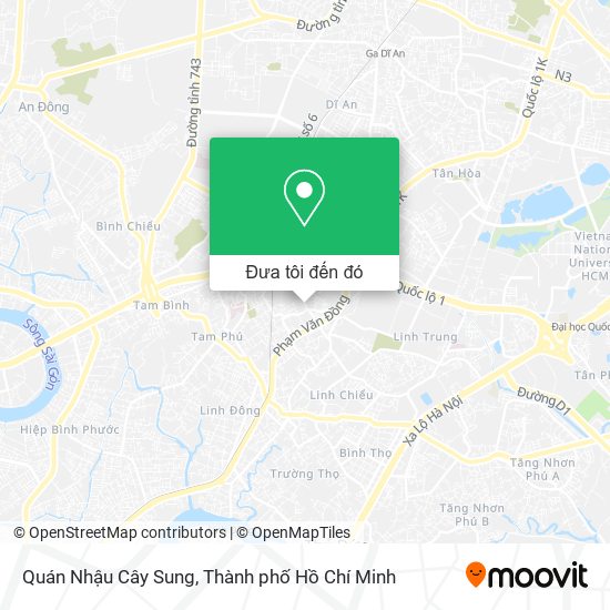 Bản đồ Quán Nhậu Cây Sung