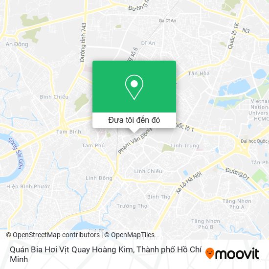 Bản đồ Quán Bia Hơi Vịt Quay Hoàng Kim