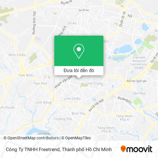 Bản đồ Công Ty TNHH Freetrend