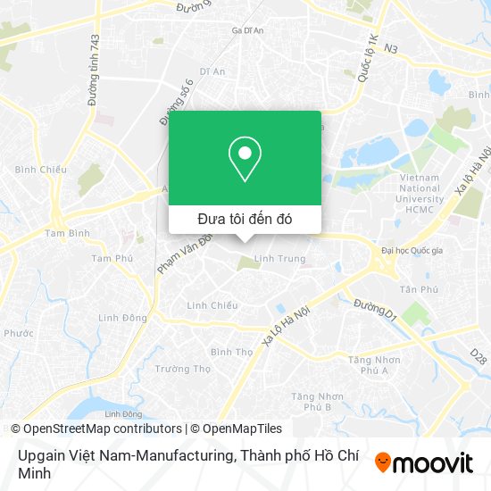 Bản đồ Upgain Việt Nam-Manufacturing