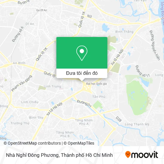 Bản đồ Nhà Nghỉ Đông Phương