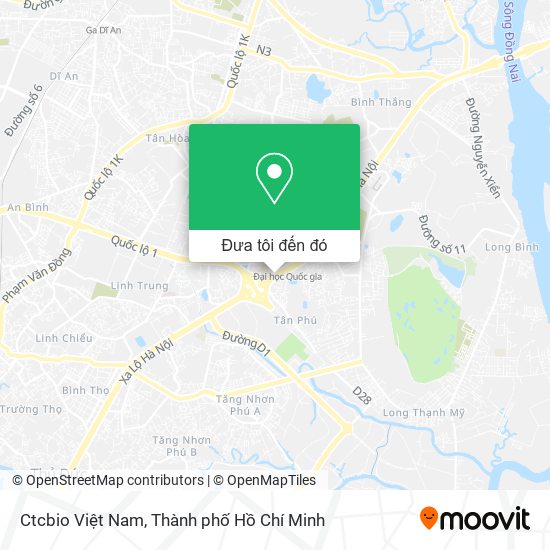 Bản đồ Ctcbio Việt Nam