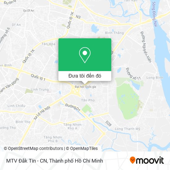 Bản đồ MTV Đắk Tín - CN