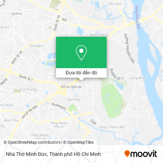 Bản đồ Nhà Thờ Minh Đức