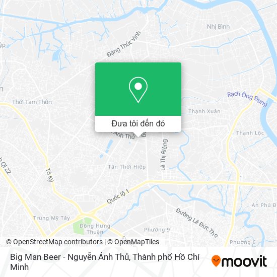 Bản đồ Big Man Beer - Nguyễn Ảnh Thủ