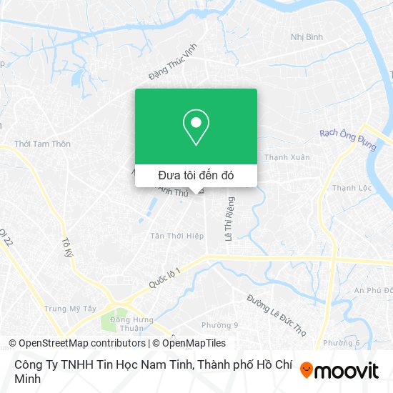 Bản đồ Công Ty TNHH Tin Học Nam Tinh