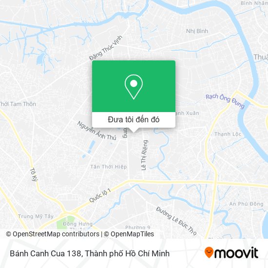 Bản đồ Bánh Canh Cua 138