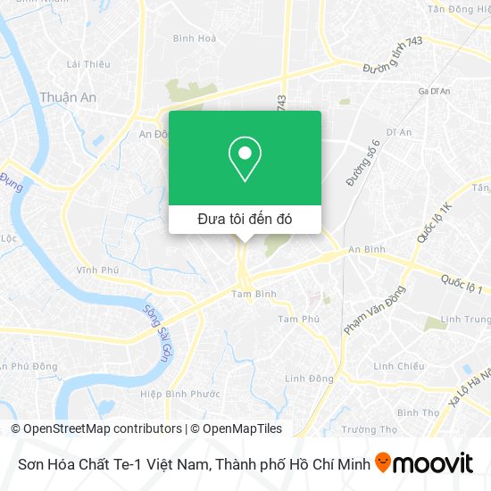 Bản đồ Sơn Hóa Chất Te-1 Việt Nam