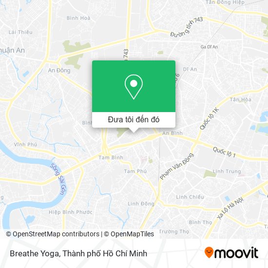 Bản đồ Breathe Yoga