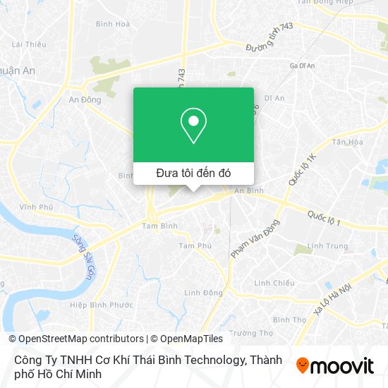 Bản đồ Công Ty TNHH Cơ Khí Thái Bình Technology