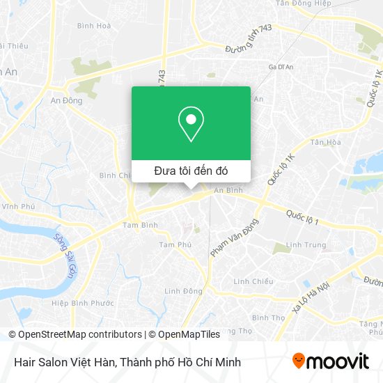 Bản đồ Hair Salon Việt Hàn