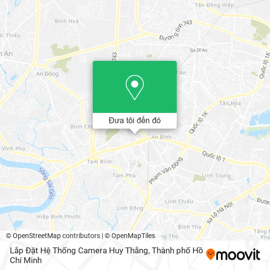 Bản đồ Lắp Đặt Hệ Thống Camera Huy Thắng