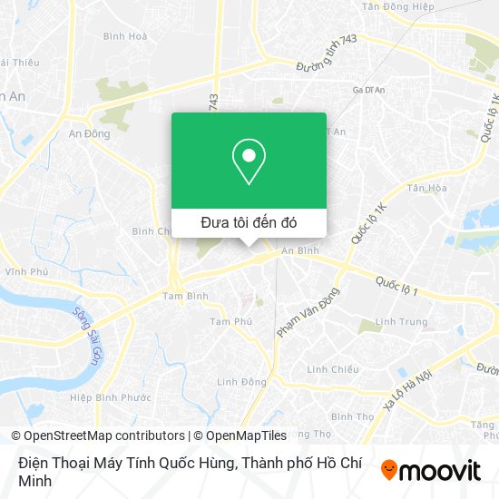 Bản đồ Điện Thoại Máy Tính Quốc Hùng