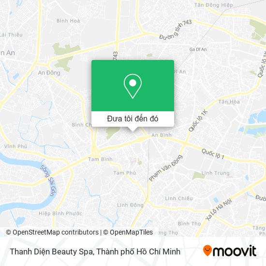 Bản đồ Thanh Diện Beauty Spa