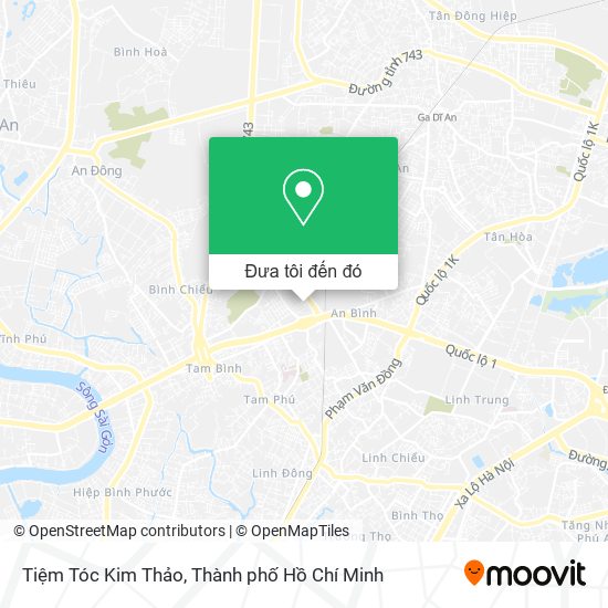 Bản đồ Tiệm Tóc Kim Thảo