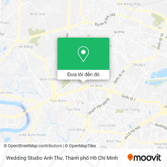 Bản đồ Wedding Studio Anh Thư