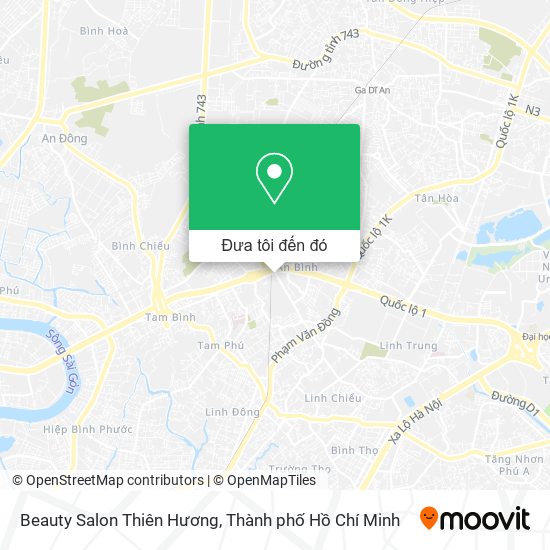 Bản đồ Beauty Salon Thiên Hương