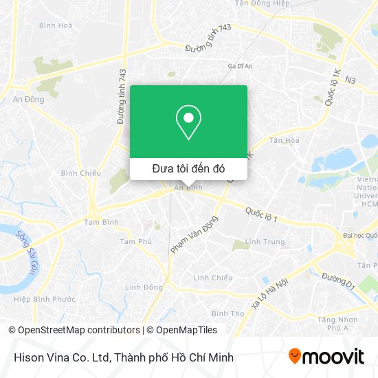 Bản đồ Hison Vina Co. Ltd