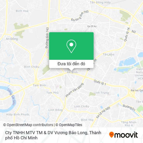 Bản đồ Cty TNHH MTV TM & DV Vương Bảo Long