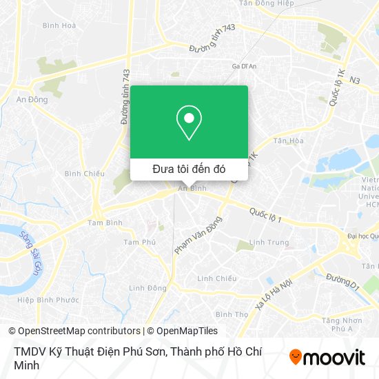Bản đồ TMDV Kỹ Thuật Điện Phú Sơn