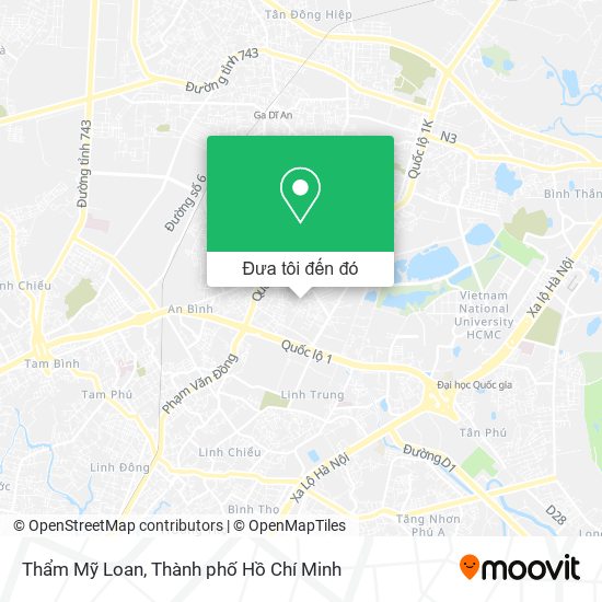 Bản đồ Thẩm Mỹ Loan