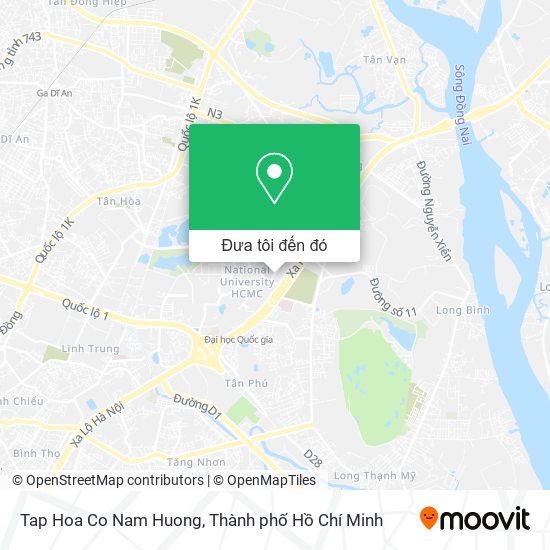 Bản đồ Tap Hoa Co Nam Huong