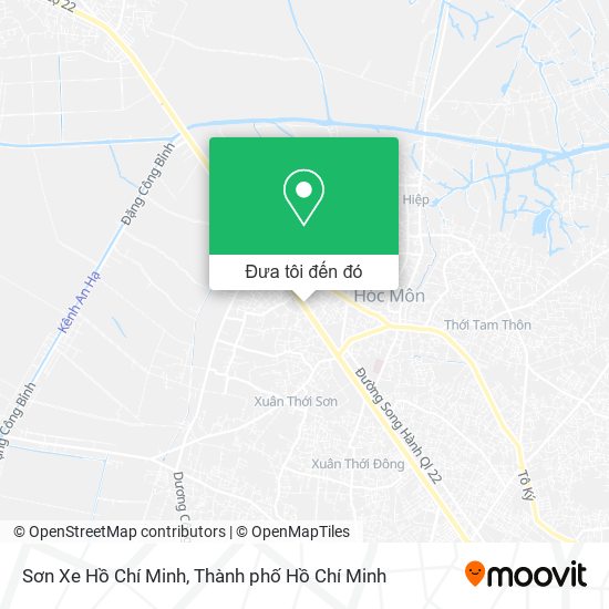 Bản đồ Sơn Xe Hồ Chí Minh