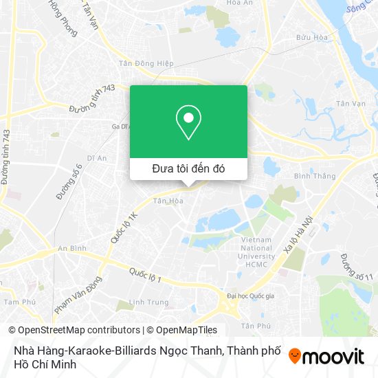 Bản đồ Nhà Hàng-Karaoke-Billiards Ngọc Thanh