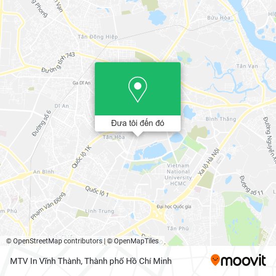 Bản đồ MTV In Vĩnh Thành