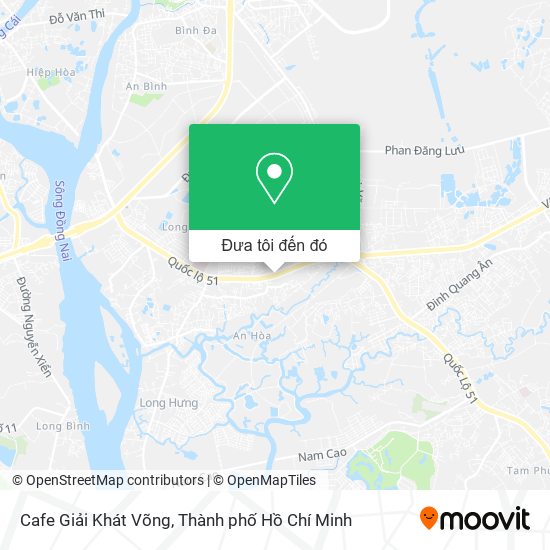 Bản đồ Cafe Giải Khát Võng
